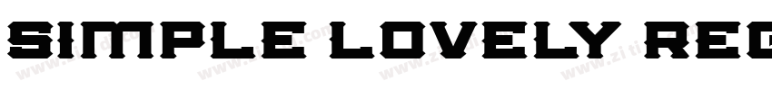 Simple Lovely Regula字体转换